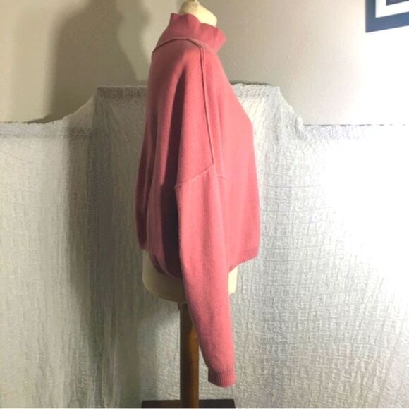 Free People NWT Rose Poppy Cashmere Sweater Size Medium - Picture 5 of 9